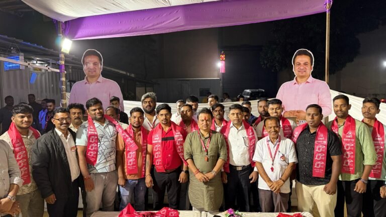 उरणच्या विद्यमान आमदारांच्या भाजप पक्षाला खिंडार : तूप गावातील भाजपचे कार्यकर्ते “शेकापक्षात”..