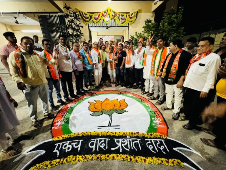 राज्य हितासाठी आणि महाराष्ट्राच्या भवितव्यासाठी भाजपा महायुतीला मतदान करा — उमेदवार आमदार प्रशांत ठाकूर